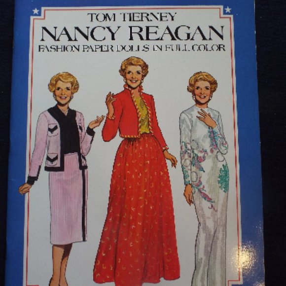 1983 Nancy Reagan Fashion Paper Doll Book Unused/Uncut - Picture 1 of 2
